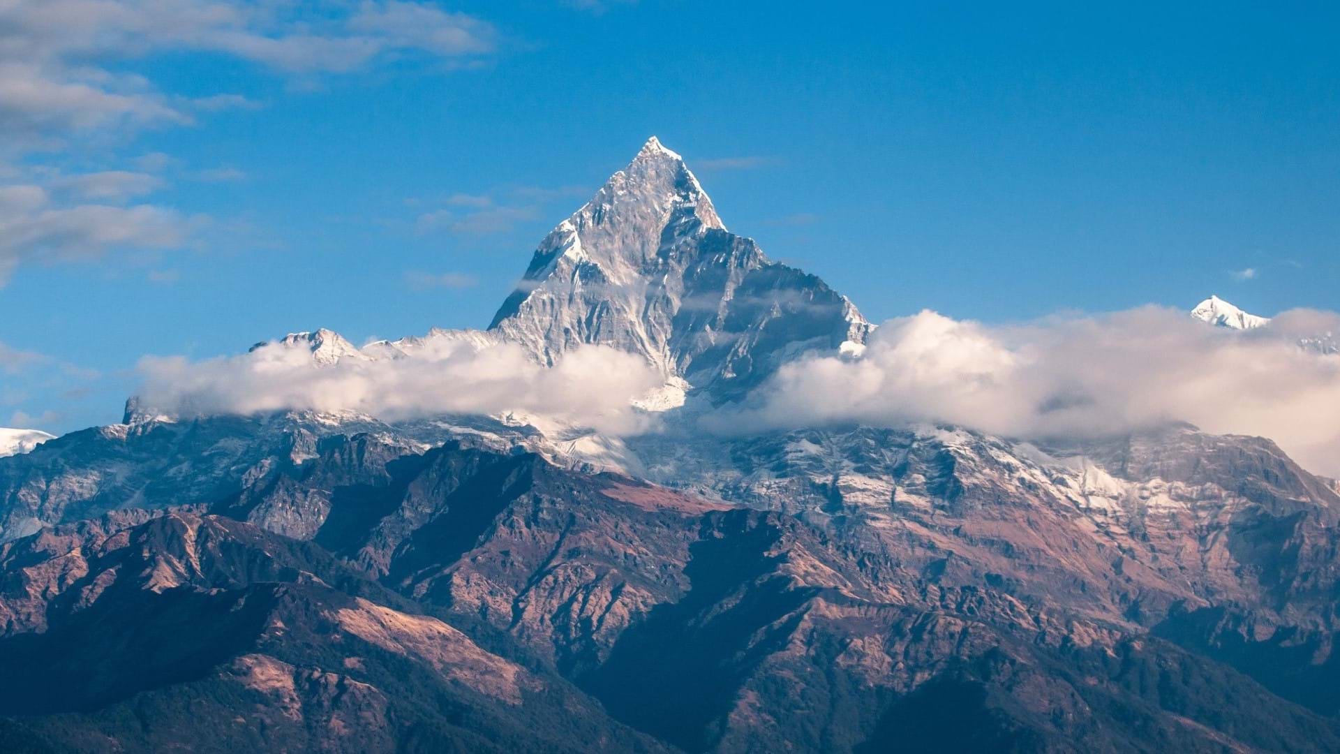 Vrhovi Himalaja u Nepalu.