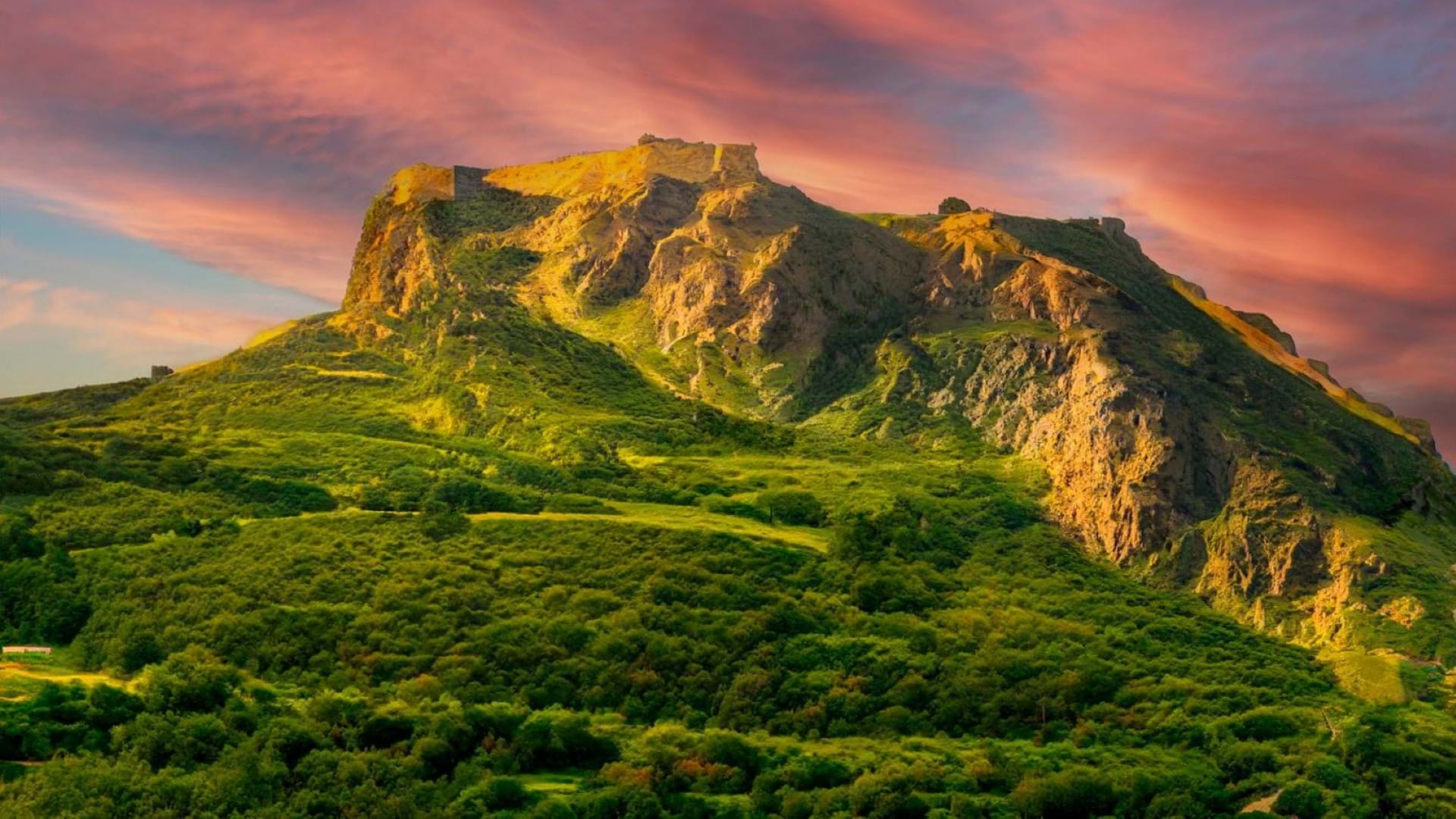 Planina u Alikanteu uz zalazak sunca