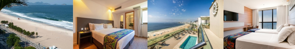 Hotel Arena Copacabana na isoimenoj plaži u Rio de Žaneiru.