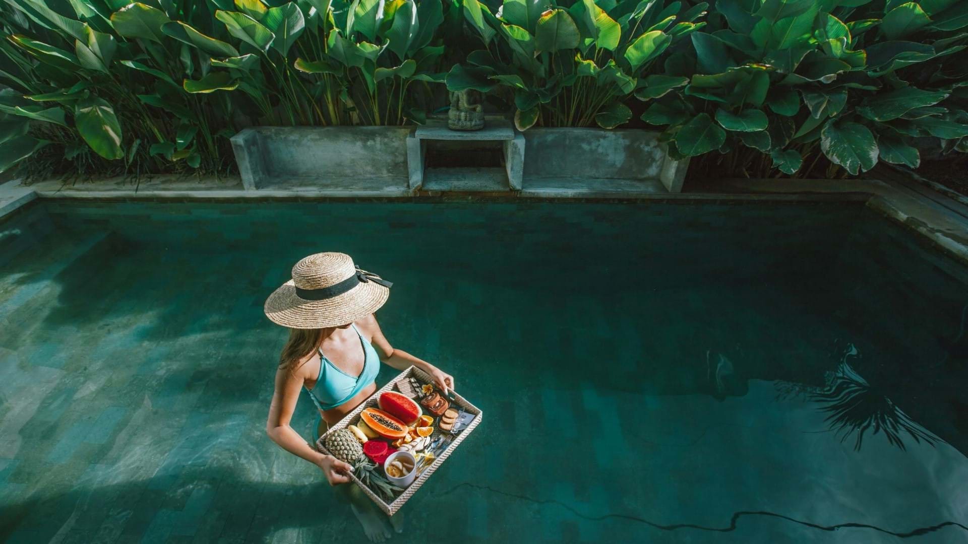 Hoteli sa privatnim bazenima na Baliju.