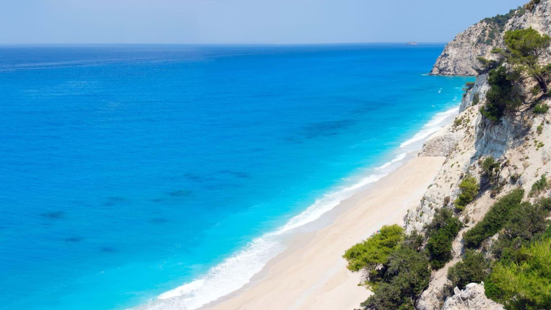 Lefkada Letovanje - Prelepa peščana plaža sa nestvarno tirkiznom bojom vode