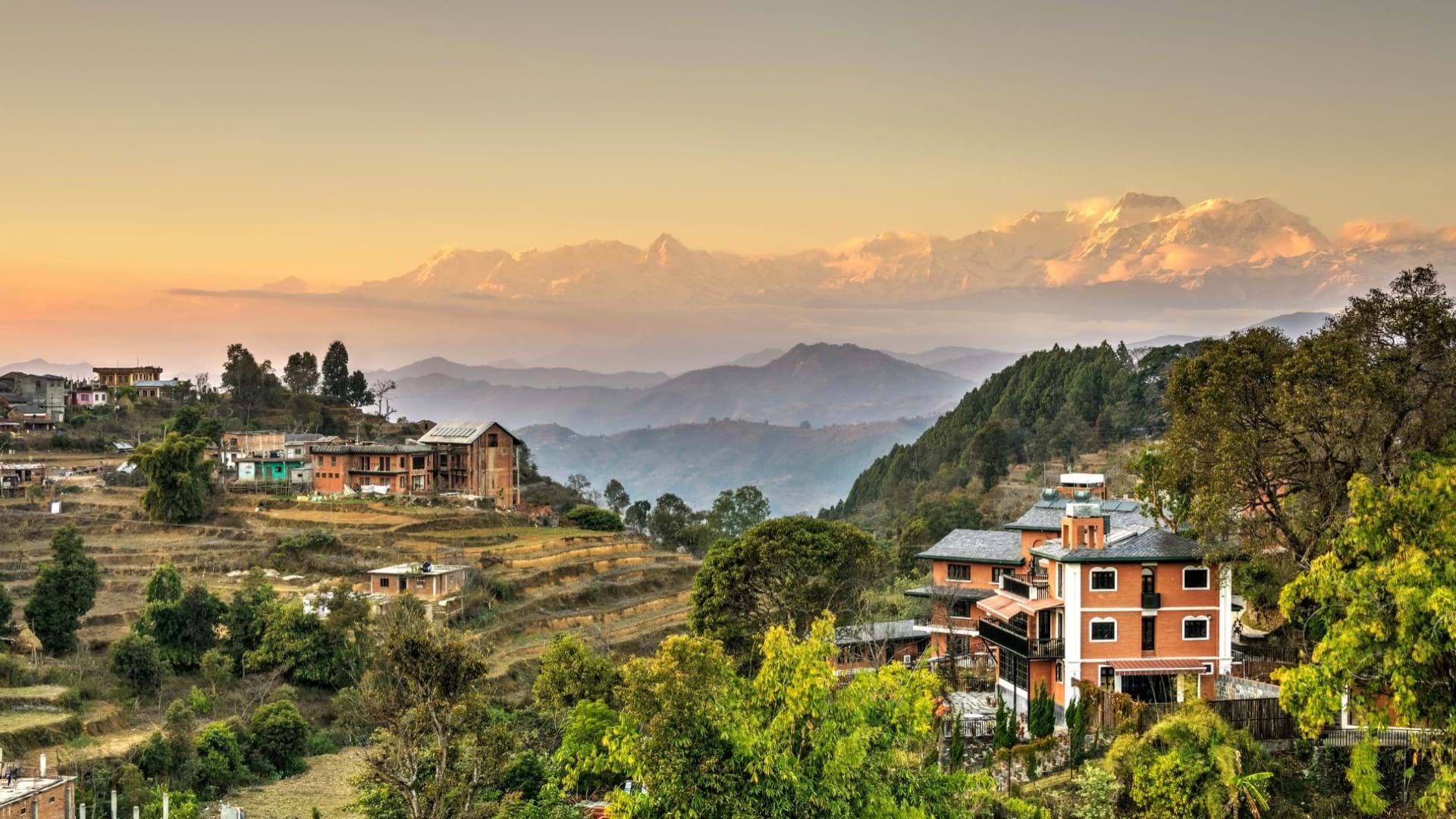 Pogled na masiv Himalaja u Nepalu