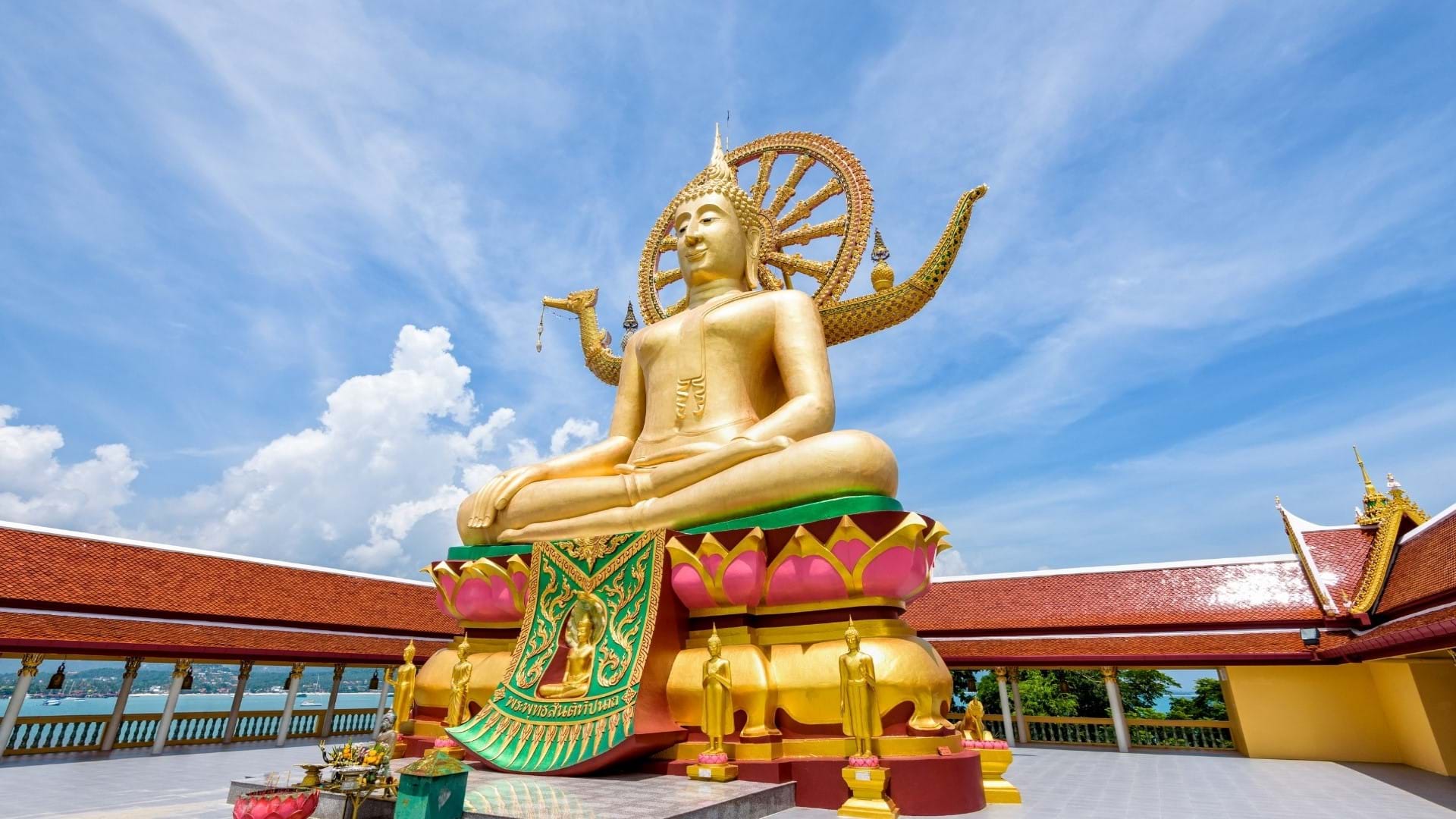 Hram na ostrvu Ko Samui na Tajlandu. Jedan od najlepših hramova na ovoj destinaciji.