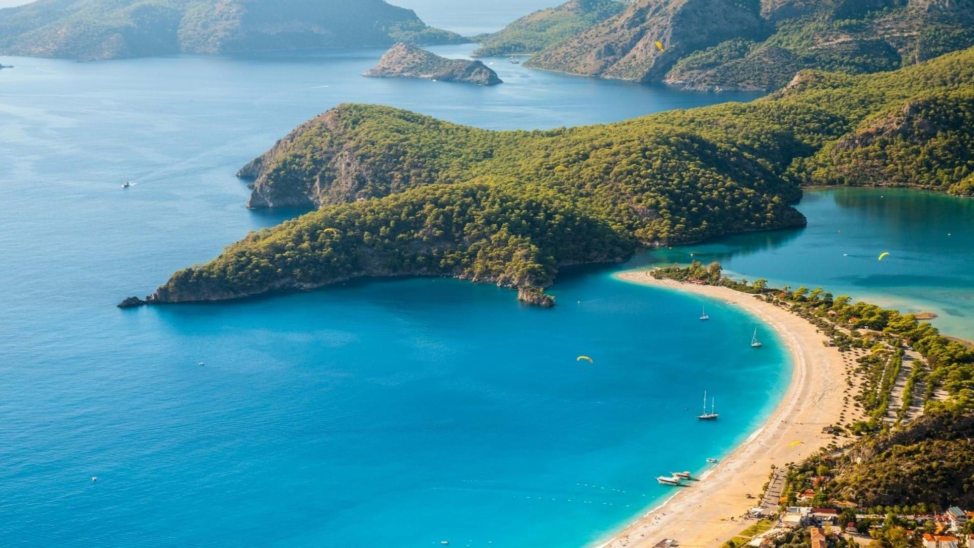 Oludeniz plaza u blizini Fetija. Nazvana Turski Maldivi.