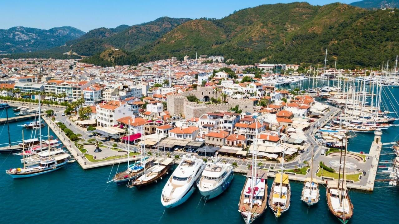 Marmaris u Turskoj, luka i tvrđava