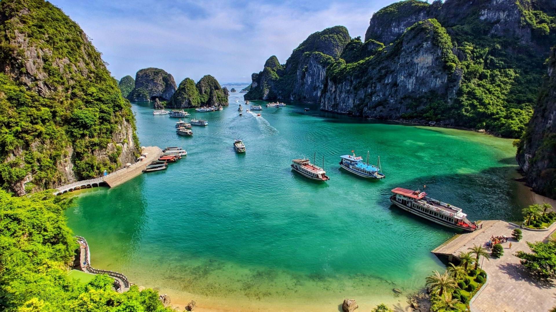 Halong Bay Vietnam.